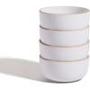 Our Place Soup Bowls – Set of Four 6” Handcrafted Ceramic Bowls | Versatile for Soups, Oats, & Desserts | Chip-Resistant, Restaurant-Grade | Stackable & Space-Saving | Char(Steam)