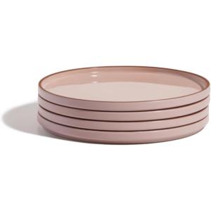 Our Place Dinner Plates – Set of Four 10.5” Handcrafted Ceramic Dinner Plates | Chip-Resistant, Restaurant-Grade | Stackable & Space-Saving | Steam(Spice)
