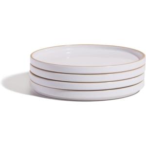 Our Place Salad Plates – Set of Four 8.5” Handcrafted Ceramic Plates | Versatile & Durable | Chip-Resistant, Restaurant-Grade | Steam(Steam)