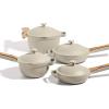 Our Place Cookware Set – 13-Piece Kit Including the Always Pan, Perfect Pot and Spatulas | Multifunctional, Toxin-Free Nonstick | Heat Safe up to 450°F | Oven, Stove, Induction Compatible | Char(Steam)