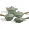 Our Place Cookware Set – Complete 13-Piece Set Including Always Pan 2.0, Mini Always Pan, Perfect Pot, and Mini Perfect Pot | Multifunctional, Toxin-Free Nonstick | Replaces 36 Pieces | Sage