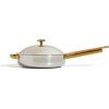 Our Place Titanium Always Pan Pro – 10.6” (2.8 Qt) No-Coating Nonstick Skillet | Tri-Ply Titanium & Stainless Steel | Safe for Oven, Induction & All Cooktops up to 750°F | Includes Spatula | Gold(Gold)