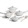 Our Place Titanium Pro Cookware Set | 10-Piece Pots and Pans Set with Always Pan Pro, Perfect Pot Pro & Minis | Non-Toxic No-Coating Nonstick | Induction & Oven-Safe up to 750°F | Gold(Chrome)
