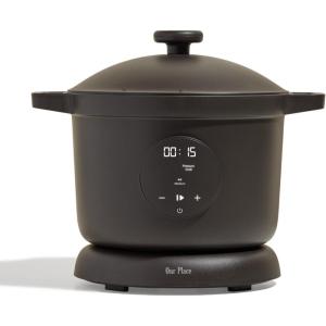 Our Place Dream Cooker | 6 Qt Ceramic Nonstick Multicooker & Pressure Cooker with Touchscreen Controls & Auto Steam Release | 4 Modes: Pressure Cook, Sauté/Sear, Slow Cook & Warm | Spice(Char)