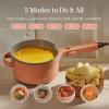 Our Place Perfect Power Pot | Compact 5-in-1 Electric Pot With Steamer, Spatula & More| Portable Cooking Pot with with Nonstick Coating | Spice