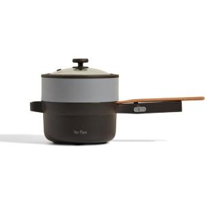 Our Place Perfect Power Pot | Compact 5-in-1 Electric Pot With Steamer, Spatula & More| Portable Cooking Pot with with Nonstick Coating | Char