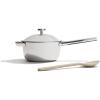 Our Place Titanium Perfect Pot Pro | 6.75 Qt Stock Pot with Lid & Silicone Spoon | PFAS-Free Nonstick, Fully-Clad Tri-Ply Stainless Steel & Aluminum | Induction & Oven-Safe up to 750°F | Gold(Chrome)