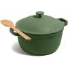 Our Place Perfect Pot – 5.5 Qt. Nonstick Ceramic Sauce Pan with Lid | Versatile Cookware for Stovetop and Oven | Steam, Bake, Braise, Roast | PTFE and PFOA-Free | Toxin-Free, Easy to Clean | Sage(Sage)