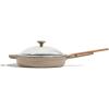 Our Place Cast Iron Always Pan | Premium Enameled, Toxin-Free Surface | 10-inch 8-in-1 Multifunctional Cookware System | Lid, Handle Covers | Heavy Duty Skillet | Oven & High Heat Safe | Char(Steam)