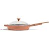 Our Place Cast Iron Always Pan | Premium Enameled, Toxin-Free Surface | 10-inch 8-in-1 Multifunctional Cookware System | Lid, Handle Covers | Heavy Duty Skillet | Oven & High Heat Safe | Char(Spice)