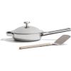 Our Place Mini Titanium Always Pan Pro | 8.5″ PFAS-Free Nonstick Frying Pan with Spatula | Chef-Grade Tri-Ply Stainless Steel & Aluminum Build | Induction & Oven-Safe up to 1000°F | Chrome(Chrome)