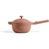 Our Place Perfect Pot – 5.5 Qt. Nonstick Ceramic Sauce Pan with Lid | Versatile Cookware for Stovetop and Oven | Steam, Bake, Braise, Roast | PTFE and PFOA-Free | Toxin-Free, Easy to Clean | Sage(Spice)