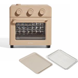 Our Place Wonder Oven & Essentials Kit | 6-in-1 Air Fryer Toaster Oven with Steam Infusion | Countertop Convection Oven Combo with Extra Bake Pan & Air Fryer Basket | Non-toxic, PFAS-Free Duo | Steam