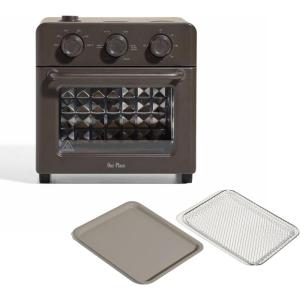 Our Place Wonder Oven & Essentials Kit | 6-in-1 Air Fryer Toaster Oven with Steam Infusion | Countertop Convection Oven Combo with Extra Bake Pan & Air Fryer Basket | Non-toxic, PFAS-Free Duo | Char