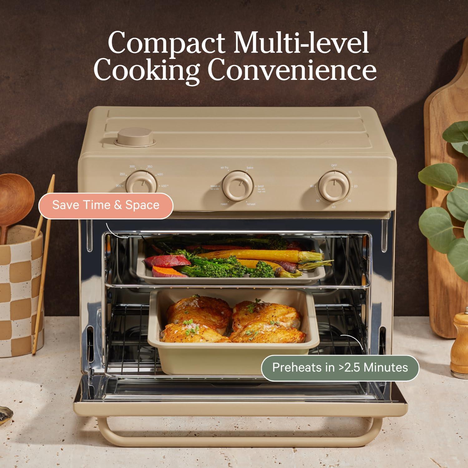 image:imageOur Place Wonder Oven Bakers Kit 3Piece ToxinFree Ceramic Nonstick Bakeware Set 8 Round 8 Square 6Cup Muffin Pan OvenSafe up to 450F SpiceSteam