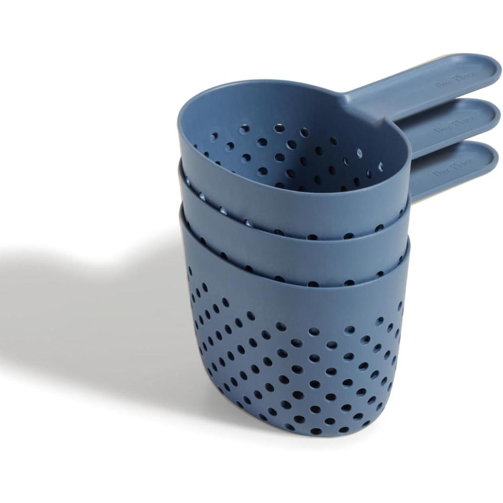 image:imageOur Place Cooker Cups SpaceSaving Cooking Baskets for Perfect Pot Dishwasher Safe FoodGrade Nylon 4Cup Capacity Each One Pot Efficiency Blue SaltBlue Salt
