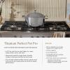 Our Place 15-Piece Titanium Pro Cookware & Bakeware Set | Tri-Ply Titanium & Stainless Steel Nonstick Fry Pans & Pots | Ceramic Nonstick Bakers & Griddle Pan | Non-toxic, PFAS-Free | Blue Salt