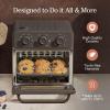 Our Place Wonder Oven + Baker’s Kit | 6-in-1 Air Fryer & Toaster Oven with Steam Infusion | 3-Piece Nonstick Ceramic Bakeware Set (Round, Square & Muffin Pan) | Non-Toxic PFAS-Free Baking | Steam