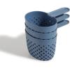 Our Place Cooker Cups – Space-Saving Cooking Baskets for Perfect Pot | Dishwasher Safe, Food-Grade Nylon | 4-Cup Capacity Each | One Pot Efficiency | Blue Salt(Blue Salt)