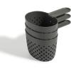 Our Place Cooker Cups – Space-Saving Cooking Baskets for Perfect Pot | Dishwasher Safe, Food-Grade Nylon | 4-Cup Capacity Each | One Pot Efficiency | Blue Salt(Char)
