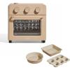Our Place Wonder Oven + Baker’s Kit | 6-in-1 Air Fryer & Toaster Oven with Steam Infusion | 3-Piece Nonstick Ceramic Bakeware Set (Round, Square & Muffin Pan) | Non-Toxic PFAS-Free Baking | Steam