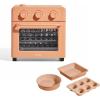 Our Place Wonder Oven + Baker’s Kit | 6-in-1 Air Fryer & Toaster Oven with Steam Infusion | 3-Piece Nonstick Ceramic Bakeware Set (Round, Square & Muffin Pan) | Non-Toxic PFAS-Free Baking | Spice