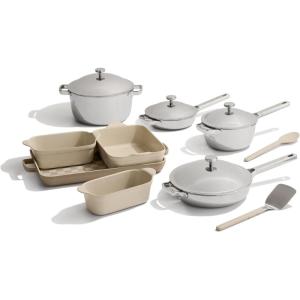 Our Place Titanium Pro Cookware & Bakeware Set | 15-Piece Non-toxic Nonstick Kitchenware with Titanium Always Pan Pro, Perfect Pot Pro, Minis & Ceramic Bakeware with Stovetop Griddle | Steam