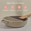 Our Place Fry Deck – Nonstick Ceramic Coated Frying Accessory for Always Pan & Perfect Pot | Lightweight, Heat-Resistant | Includes Cooking Chopsticks | Enhances Frying Experience | Steam(Steam)