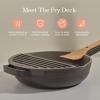 Our Place Fry Deck – Nonstick Ceramic Coated Frying Accessory for Always Pan & Perfect Pot | Lightweight, Heat-Resistant | Includes Cooking Chopsticks | Enhances Frying Experience | Steam(Char)